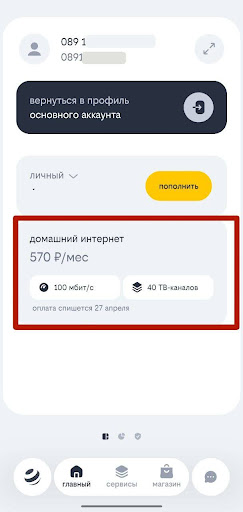 Приложение билайн